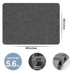 Durable Office Chair Mat for Hard Floors 36"x48