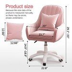 Modern Tufted Velvet Home Office Chair