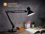 Bostitch Metal Swing Arm Desk Lamp, Black