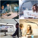 Bright Adjustable LED Desk Lamp with Clamp