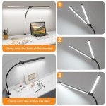 Bright Adjustable LED Desk Lamp with Clamp