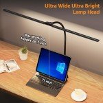 Bright Adjustable LED Desk Lamp with Clamp