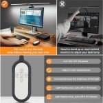 Bright Adjustable LED Desk Lamp with Clamp
