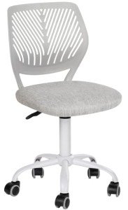 Armless Adjustable Swivel Desk Chair for Kids