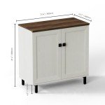 Farmhouse Modern 3-in-1 Buffet Sideboard Cabinet