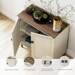 Farmhouse Modern 3-in-1 Buffet Sideboard Cabinet
