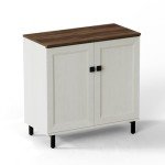Farmhouse Modern 3-in-1 Buffet Sideboard Cabinet