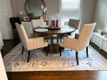 Vintage-Inspired Grey Oushak Washable Area Rug 7'5 x 9'9