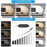 TROPICALTREE Adjustable LED Desk Lamp with USB