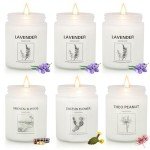 Scented Soy Wax Candle Gift Set - 6 Pack