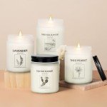 Scented Soy Wax Candle Gift Set - 6 Pack