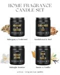 Men’s Candle Gift Set – 4 Scented Candles