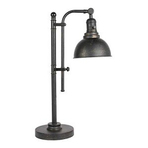 Adjustable Vintage Black Desk Lamp in Industrial Style