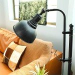 Adjustable Vintage Black Desk Lamp in Industrial Style