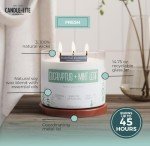 Eucalyptus & Mint 3-Wick Candle - Perfect Gift