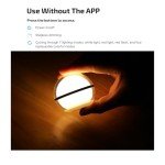 Smart Night Light Table Lamp with APP Control