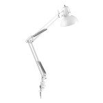 Sleek Adjustable White Desk Lamp for Reading