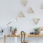 Sleek Adjustable White Desk Lamp for Reading