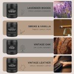 Men's Scented Candle Set - 4 Unique Scents