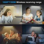 Adjustable LED Desk Lamp with Clamp and Swing Arm