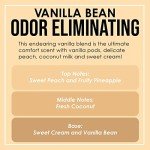 Vanilla Bean Odor-Removing Candle - 80 Hour Burn