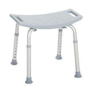 Adjustable Shower Stool with Suction Feet