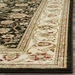 Lyndhurst 5'3" x 7'6" Area Rug - Black & Ivory