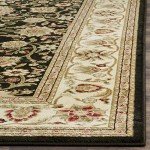 Lyndhurst 5'3" x 7'6" Area Rug - Black & Ivory