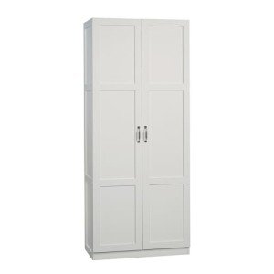 White Storage Pantry Cabinet by Sauder Select