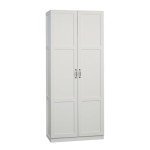 White Storage Pantry Cabinet by Sauder Select