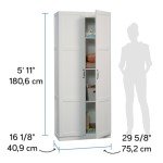 White Storage Pantry Cabinet by Sauder Select
