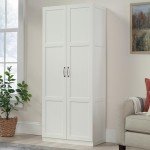 White Storage Pantry Cabinet by Sauder Select