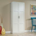 White Storage Pantry Cabinet by Sauder Select