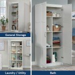 White Storage Pantry Cabinet by Sauder Select
