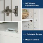 White Storage Pantry Cabinet by Sauder Select