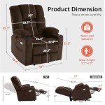 MCombo Large Triple Motor Lift Recliner Chair
