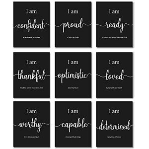 9-Piece Motivational Wall Art Set for Home