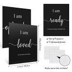 9-Piece Motivational Wall Art Set for Home