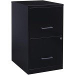 Pemberly Row Lockable Black Metal Filing Cabinet