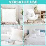 QUBA 18x18 Down Alternative Throw Pillow Inserts - 2 Pack