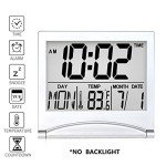 Compact Foldable Digital Alarm Clock with Snooze