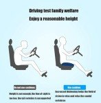Grey Booster Seat Cushion for Cars and Chairs