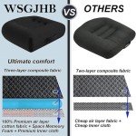 Grey Booster Seat Cushion for Cars and Chairs