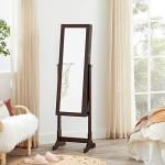 SONGMICS Jewelry Armoire with LED Lights and Lock