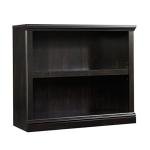 Sauder 2-Shelf Bookcase in Estate Black Finish
