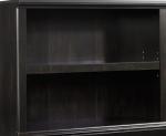 Sauder 2-Shelf Bookcase in Estate Black Finish