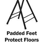 Backless 24-Inch Folding Stool - Perfect for Indoors