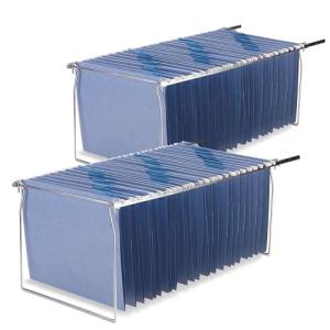 Adjustable Hanging File Frame Set - Silver