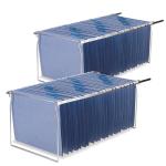 Adjustable Hanging File Frame Set - Silver