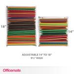 Adjustable Hanging File Frame Set - Silver
